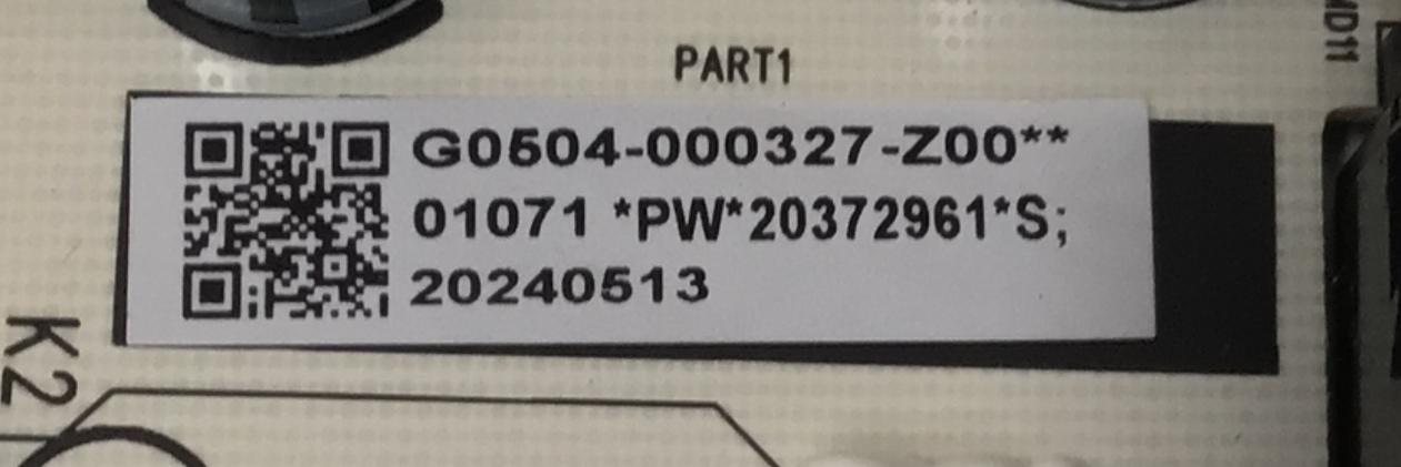 FUENTE DE PODER ORIGINAL PARA TV TCL / NUMERO DE PARTE G0504-000327 / 40-L12KW1-PWB1KG / 11601-500154 / G0504-000327-Z00 / 20372961 / 20240513 / PANEL LVU430NDAL / DISPLAY PT430GT03-1 VER.1.0 / MODELO 43Q51BG / 43Q51BR / 43Q5K - Imagen 2