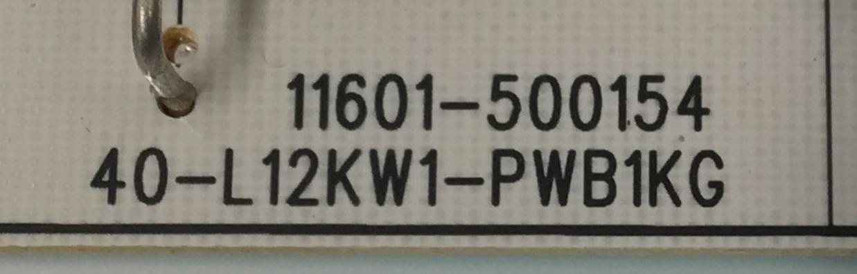 FUENTE DE PODER PARA TV TCL / NUMERO DE PARTE 30805-000464 / 40-L12KW1-PWB1KG / 11601-500154 / 20371883 / 202440503 / PANEL LVU500NDAL / DISPLAY CV500U2-L02 REV:01 / MODELO 50G31 / 50S451 - Imagen 3