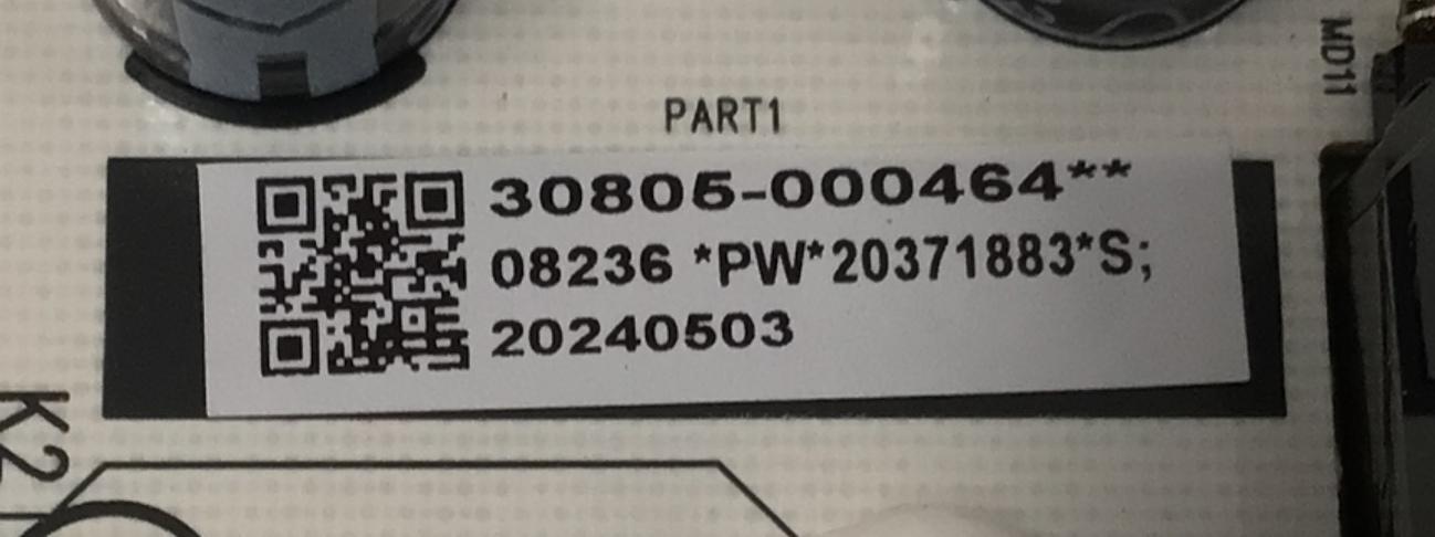 FUENTE DE PODER PARA TV TCL / NUMERO DE PARTE 30805-000464 / 40-L12KW1-PWB1KG / 11601-500154 / 20371883 / 202440503 / PANEL LVU500NDAL / DISPLAY CV500U2-L02 REV:01 / MODELO 50G31 / 50S451 - Imagen 2