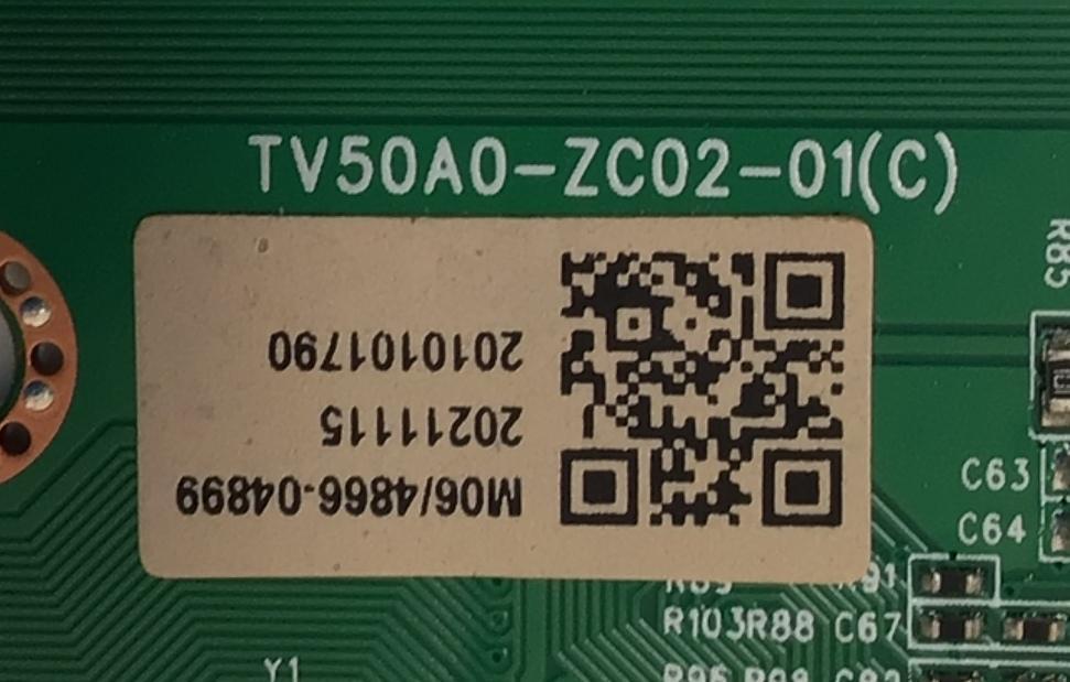 LED DRIVER PARA TV ONN / NUMERO DE PARTE 514Q50A0M06 / TV50A0-ZC02-01(C) / 2E06210A0 / 20211115 / 2010101790 / DISPLAY JR645R3HA7L / MODELO 100071705 (65") - Imagen 3