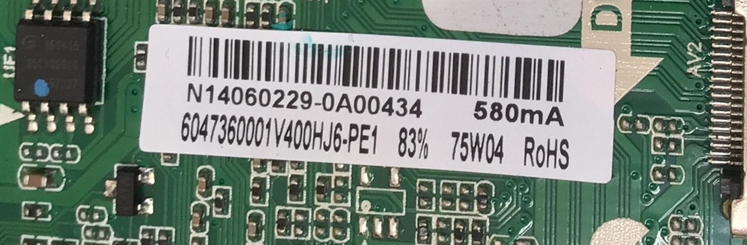 MAIN FUENTE ((COMBO)) PARA TV DIGITREX / NUMERO DE PARTE 8140502208 / TP.MS3393.PB851 / N14060229 / 6047360001 / 3448-821-393PB / 85103-146S-0177R / TP.MS3393.PB851B / 821-393PB-85103 / PANEL HK395WLEDM-CH03H / DISPLAY V400HJ6-PE1 / MODELO DX40FKM - Imagen 3