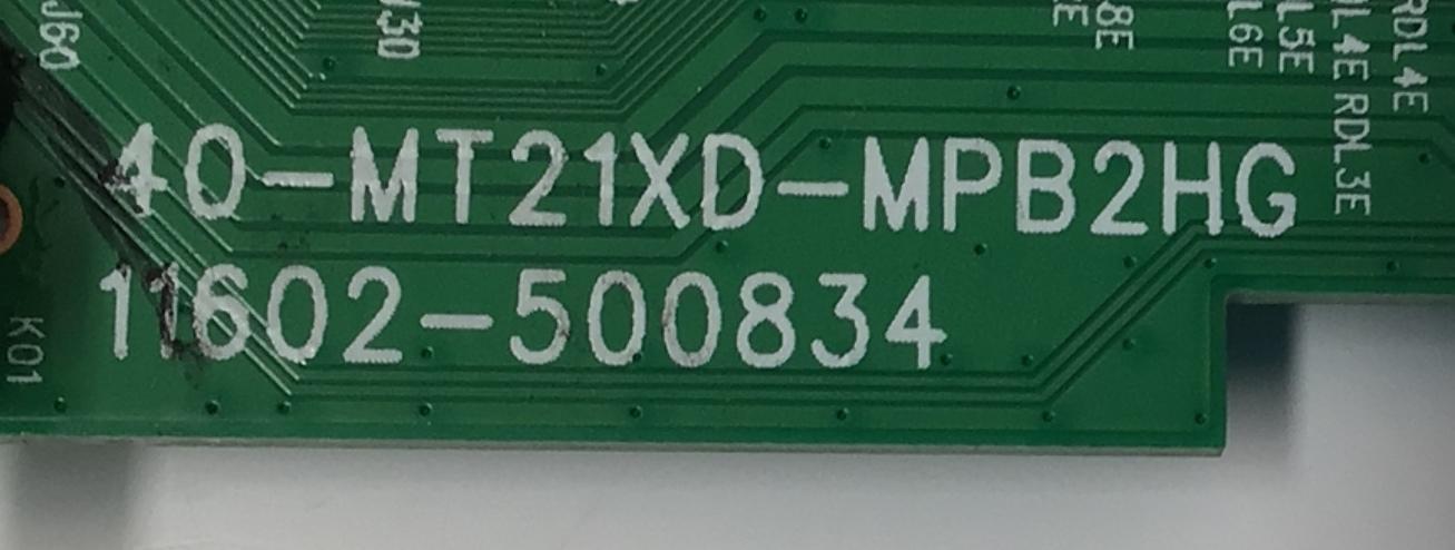 MAIN FUENTE ((COMBO)) PARA TV TCL HD ((GOOGLE TV)) / NUMERO DE PARTE 30800-001036 / 40-MT21XD-MPB2HG / 11602-500834 / 30801-001028 / V8-T221T04-LF / PANEL LVW320NDEL / DISPLAY ST3151A07-5 VER.2.1 / MODELO 32S250G - Imagen 2
