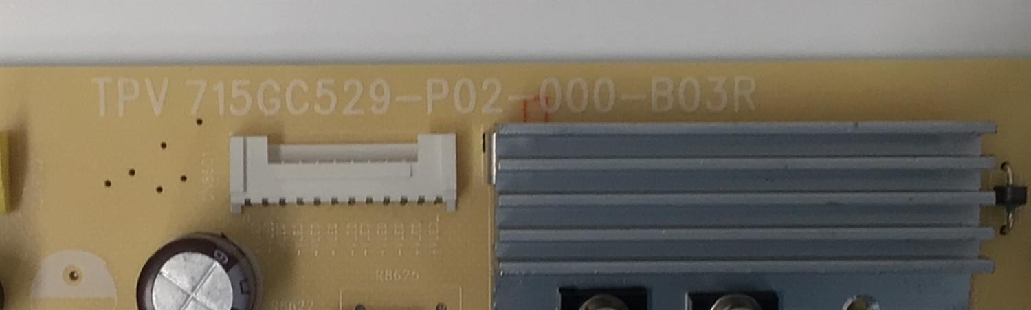 FUENTE DE PODER PARA TV ONN / NUMERO DE PARTE PLTVMIA11XXA3 / TPV 715GC529-P02-000-B03R / 715GC529-P02-000-B03R / (X)PLTVMIA11XXA3 / A2305379038 / PANEL TPT650WR-R3HA.P / DISPLAY JR645R3HA3L / MODELO 100012587 (65") - Imagen 3
