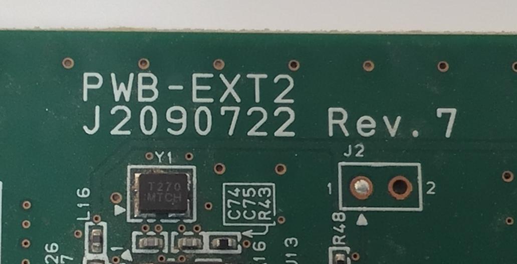 TARJETA INTERFACE PARA TV NEC ORIGINAL / NUMERO DE PARTE CNPCDQN1 / 715G6583-M02-000-006K / (Q)CNPCDQN1 / PWB-EXT2 / J2090722 REV.7 / MODELO X464UNS - Imagen 3