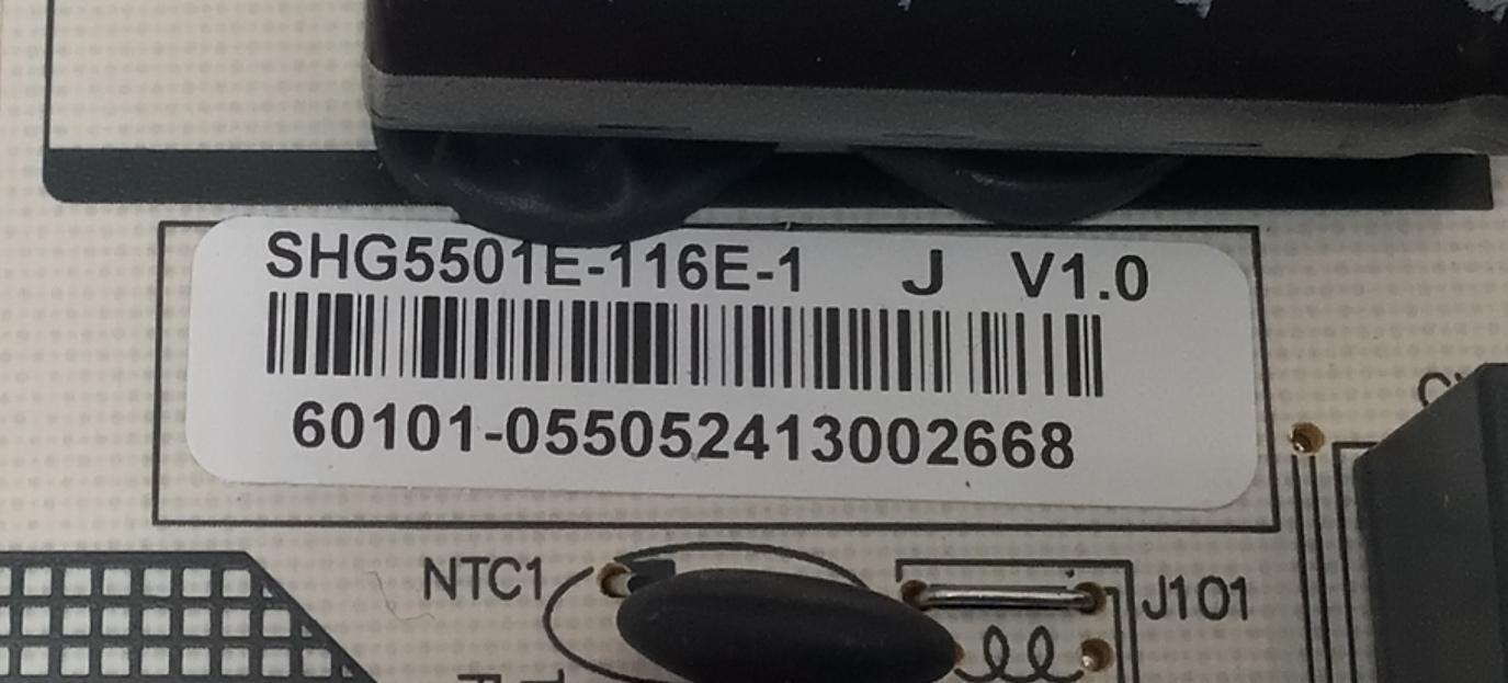 FUENTE DE PODER PARA TV VIZIO ORIGINAL / NUMERO DE PARTE 60101-05505 / SHG5501E-116E / 25-DT1432-X2P1 / SHG5501E-116E-1 / PANEL BOEI550WQ1 / MODELO M55Q6-L4 / M55Q6-L4 LBSFN8JA - Imagen 4
