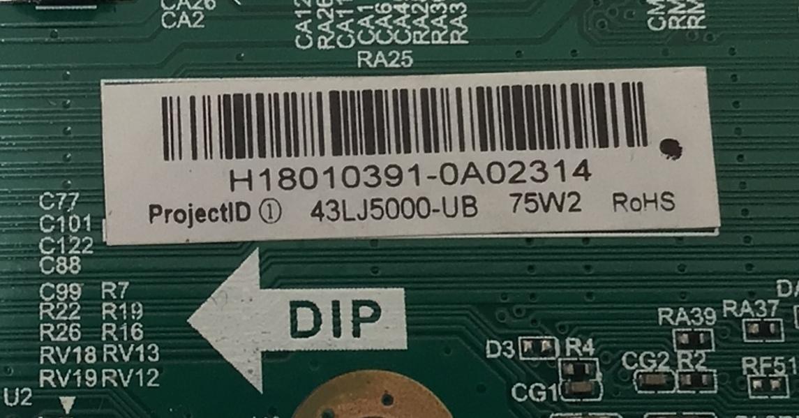 MAIN FUENTE COMBO PARA TV LG ORIGINAL / NUMERO DE PARTE 3200441758 / TP.MS3553.PB765 / 320021030416005 / 20170720_170618 / H18010391-0A02314 / PANEL BOEI430WU1 / DISPLAY HV430FHB-N10 / MODELO 43LJ5000 / 43LJ5000-UB / 43LJ5000-UB.CUSGLH - Imagen 4