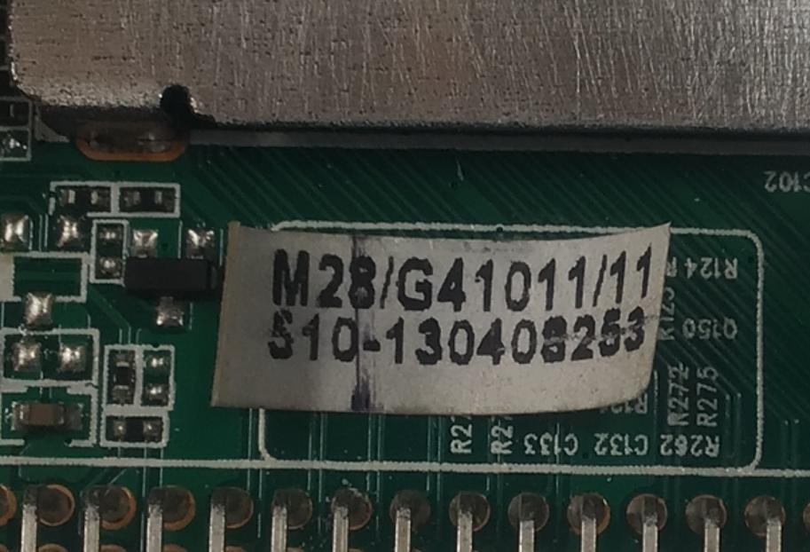 MAIN PARA TV ORIGINAL / NUMERO DE PARTE 510-130408253 / 8D3V001Q500M001-03365 / M28/G41011/11 / DISPLAY V500HJ1-P01 REV.C1 / MODELO 50" - Imagen 4