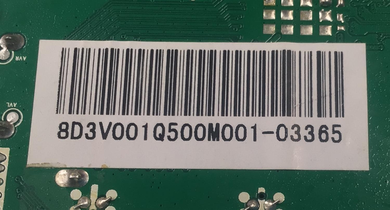 MAIN PARA TV ORIGINAL / NUMERO DE PARTE 510-130408253 / 8D3V001Q500M001-03365 / M28/G41011/11 / DISPLAY V500HJ1-P01 REV.C1 / MODELO 50" - Imagen 3