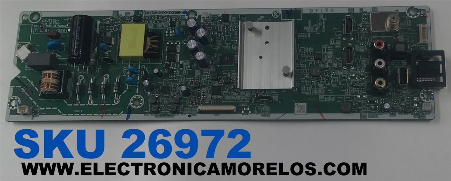 MAIN FUENTE COMBO PARA TV PHILIPS ORIGINAL HD ROKU TV / NUMERO DE PARTE AFRFX01Z / BAFRFZG0201 Z / FRFX / AFRFXUT-32HL / PANEL UFDF0XT-S066 / DISPLAY LC320DXJ (SM)(A8) / MODELO 32PFL6452/F7