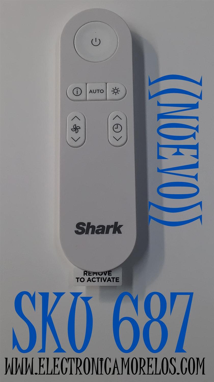 CONTROL REMOTO NUEVO SHARK ORIGINAL PARA AIRE ACONDICIONADO / MODELOS HE002REM / HE001REM / HE400 / HE401 / HE401C / HE402 / HE402C / HE405 / HE601 / HE601C / HE602 / HE602C