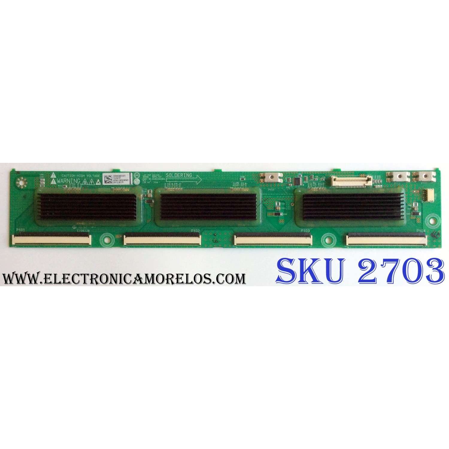 YDRVTP BUFFER / LG EBR63451001 / EAX61300801 / PANEL PDP60R10000 / MODELOS 60PK540-UE AUSLLJR / 60PK200-UA AUSLLHR / 60PK250-UA AUSLLJR / 60PK540-UE AUSLLUR / 60PK550-UD AUSLLJR / 60PK750-UA AUSLLUR / 60PK950-UA AUSLLJR