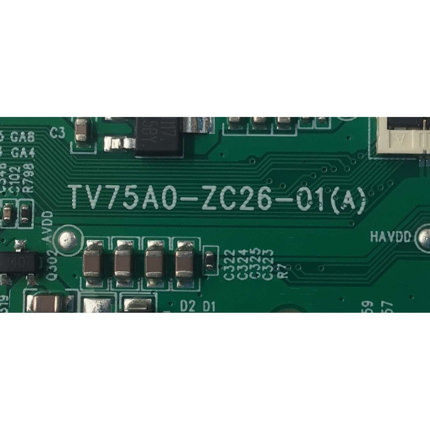 T-CON PARA TV ONN ORIGINAL / NUMERO DE PARTE 513C75A0M22 / TV75A0-ZC26-01(A) / 303C75A0231 / M22/0901-01715 / 20240717 / 2130006285 / DISPLAY JR745R3HA4K / BN96-51821A / MODELO 100044717 75" - Imagen 3