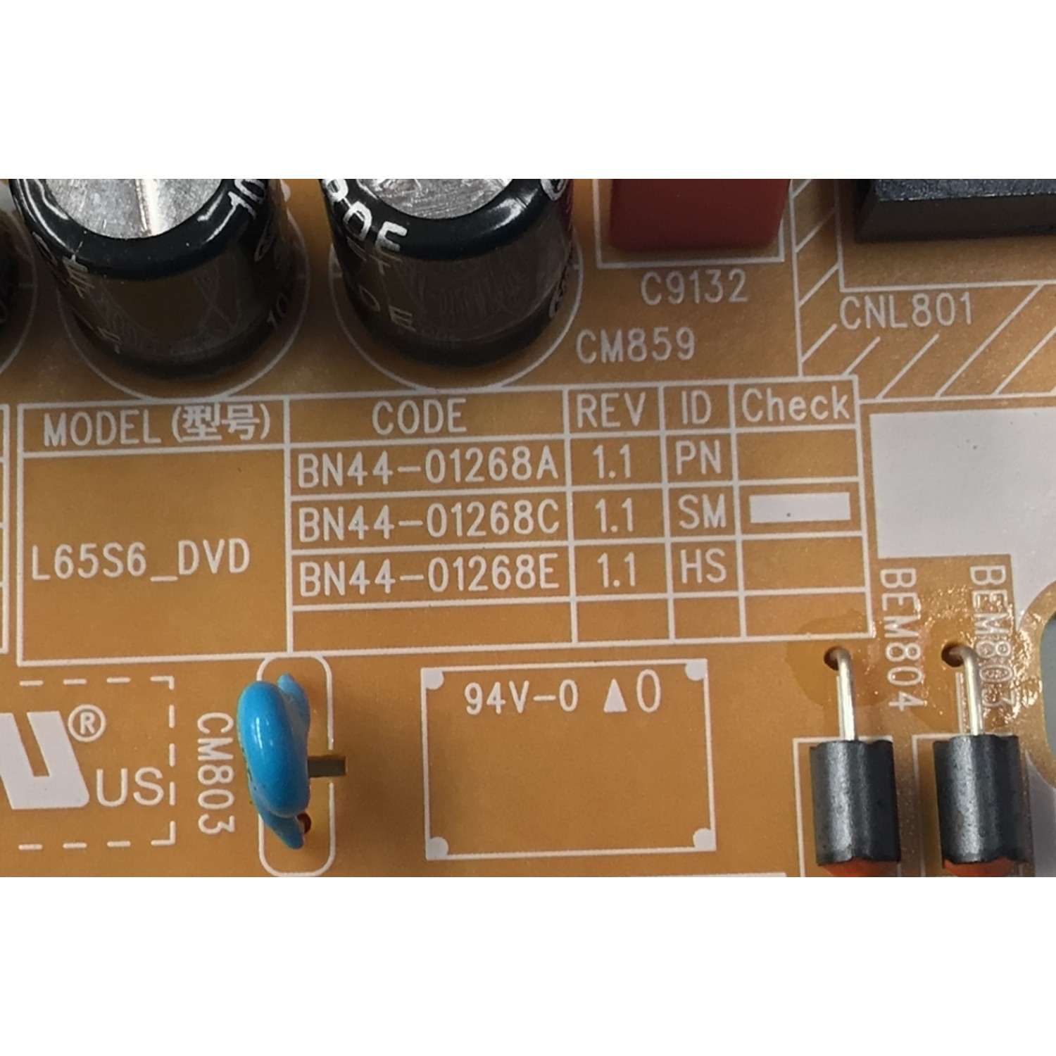 FUENTE DE PODER ORIGINAL PARA TV SAMSUNG / NUMERO DE PARTE BN4401268C / L65S6_DVD / BN44-01268C / PANEL CY-BD065HGSV2H / CY-BD060HGSV1H/ DISPLAY JR645R3HD1K /JE601R3HD3K/ MODELOS UN65DU7200 / UE60DU7100 / UE60DU7100 / UN60DU6900 / UN60DU7200 / UN60DU7000FXZX - Imagen 2