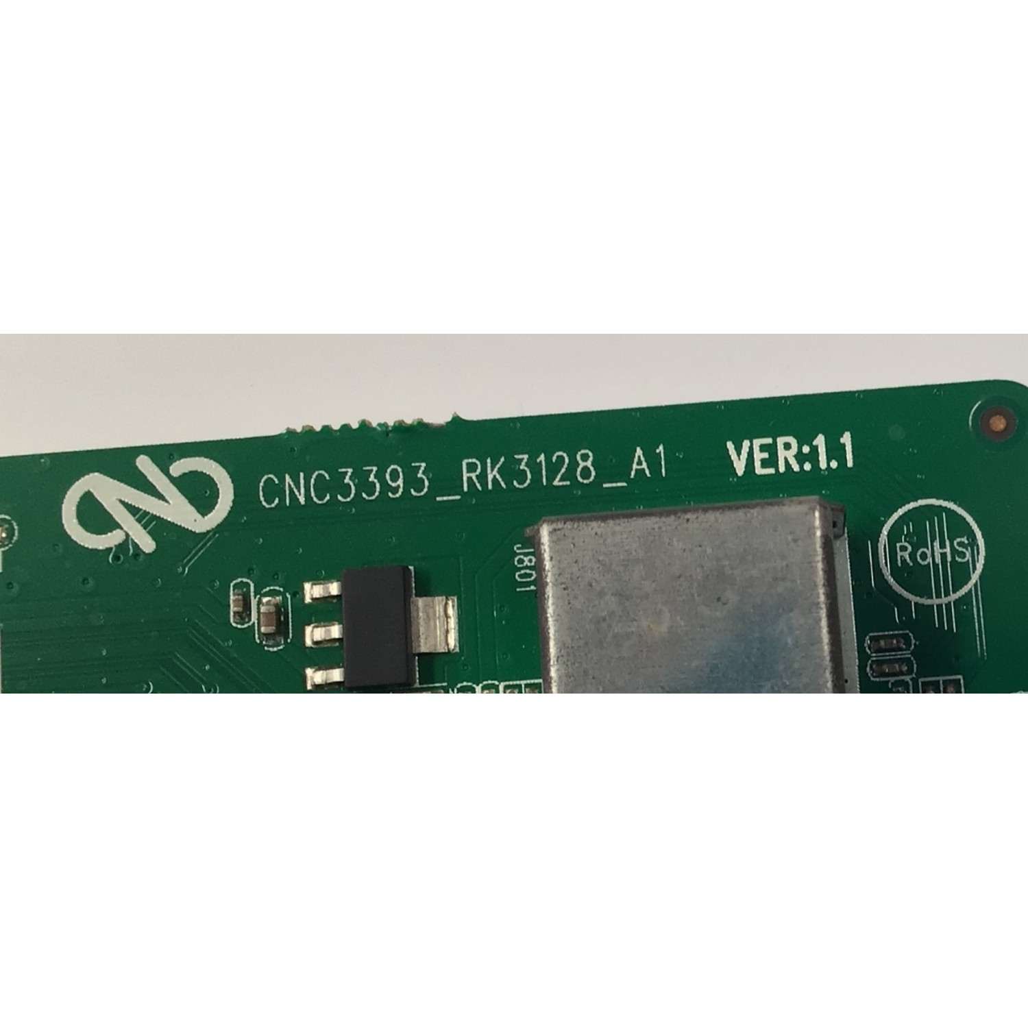 MAIN PARA TV COBIA ORIGINAL / NUMERO DE PARTE T201601064A / CNC393_RK3128_A1  / CNC393_RK3128_A1 VER:1.1 / B022600004073393GCM / PANEL V400HJ5-PE1 / DISPLAY LSC400HN02-G02 / MODELO CLEDTV4015SM - Imagen 3