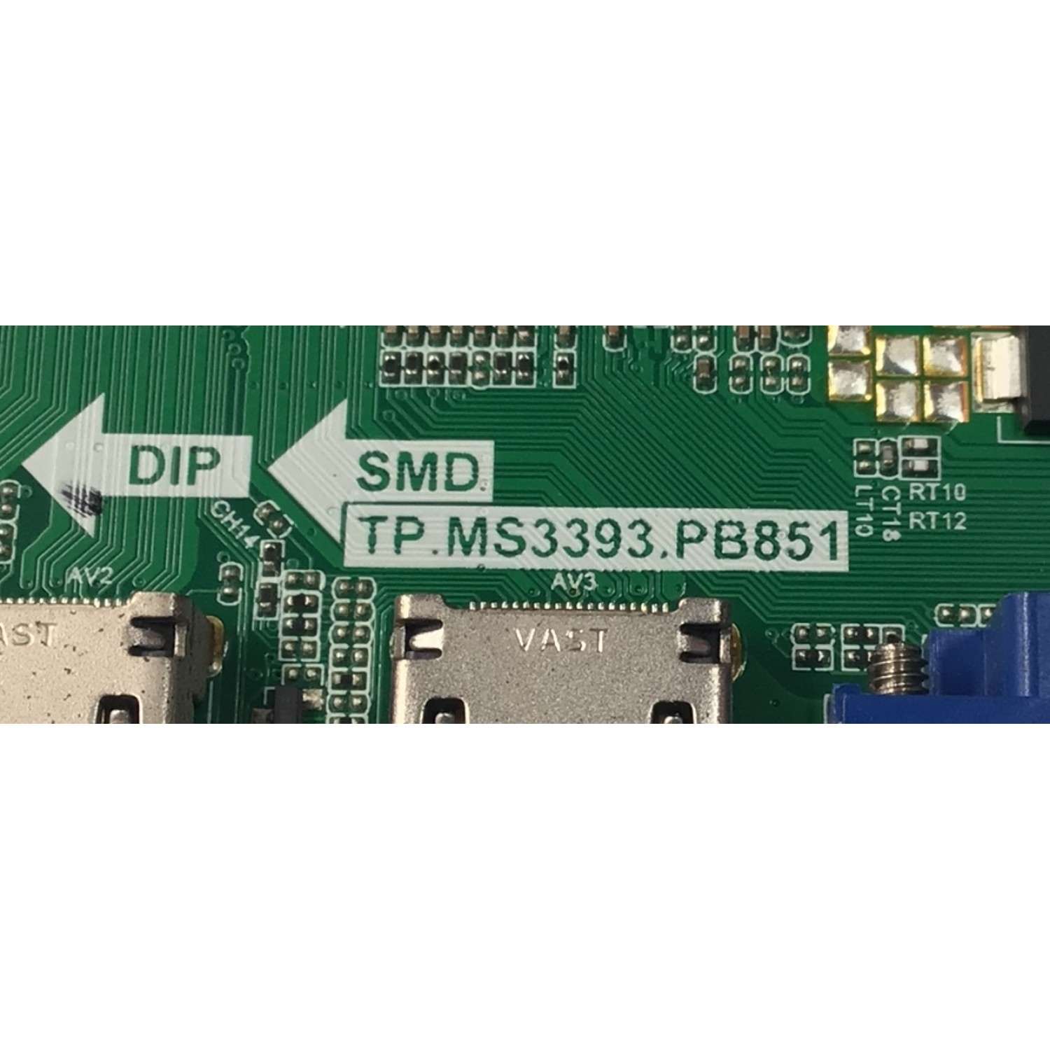 MAIN FUENTE COMBO PARA TV SEIKI ORIGINAL / NUMERO DE PARTE B14031369 / TP.MS3393.PB851 / ST3151A04-5 / F50TPMS3393PB851006 / B14031369-1A01273 / MODELO SE32HY10 - Imagen 3
