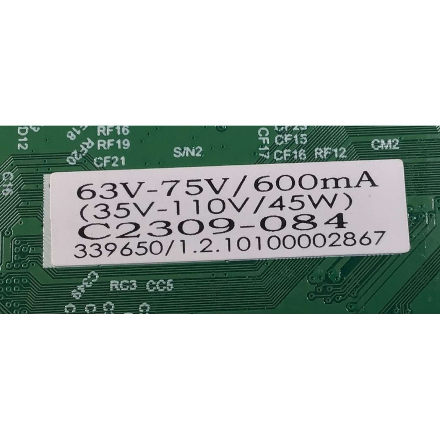 MAIN FUENTE COMBO PARA TV EVL ORIGINAL FULL HD SMART TV / NUMERO DE PARTE 339650 / TPD.MT9602.PB801 (T) / C2309-084 / 1.2.10100002867 / A23100223 / PANEL V400HJ9-PE1 / DISPLAY V400HJ9-PE1 REV.CA / MODELO 40EVLSM - Imagen 5