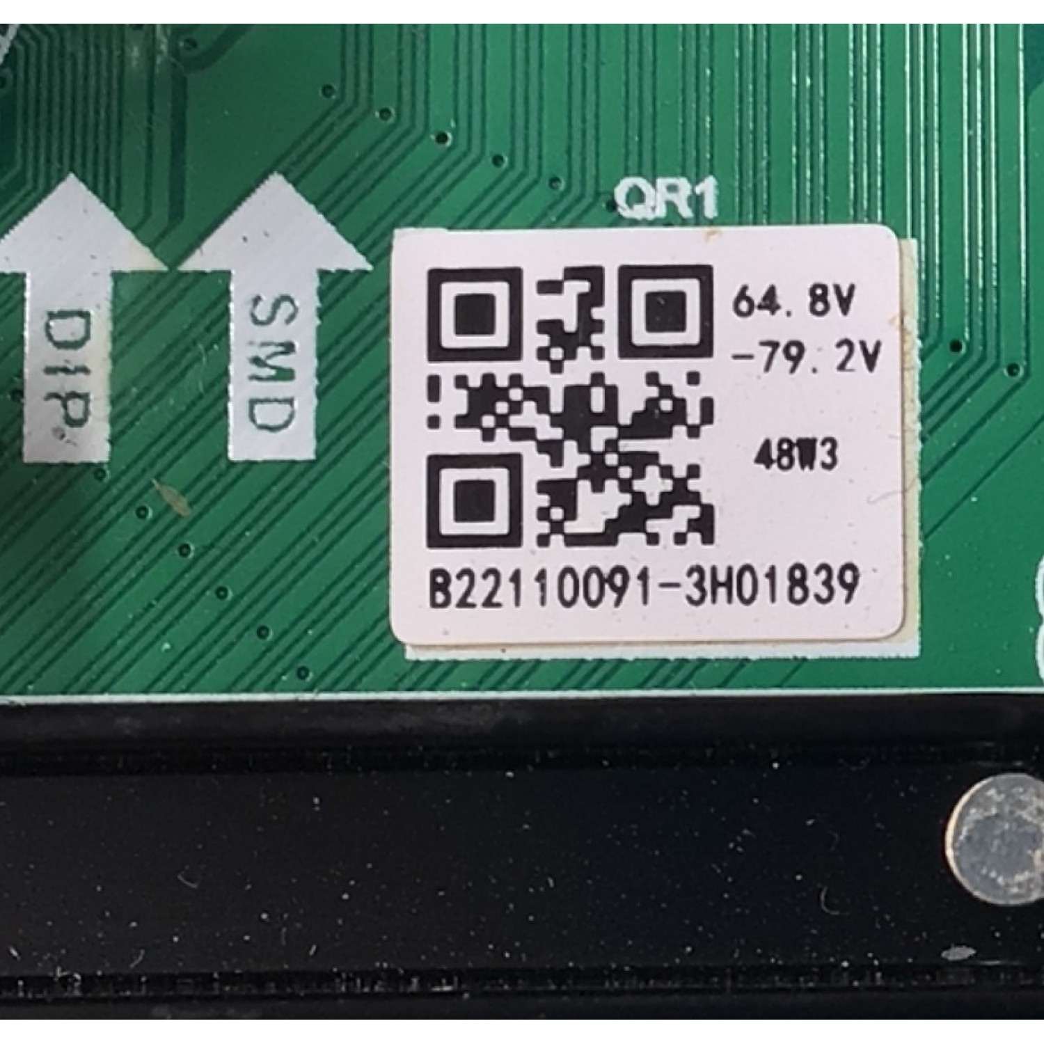 MAIN FUENTE COMBO PARA TV DAEWOO ORIGINAL FHD ROKU TV / NUMERO DE PARTE 9011-240038 / TPD.SK308CL.PB751 / 9011-240038-SE2017H1 / CVTE9011ARA0-B05374 / B22110091-3H01839 / MODELO DAW40FR - Imagen 4