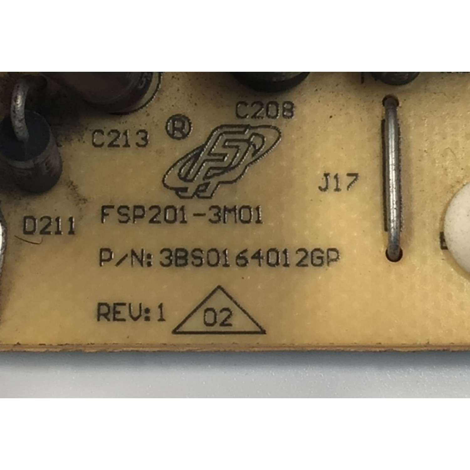 FUENTE DE PODER PARA MONITOR SYSCOM VIDEO ORIGINAL / NUMERO DE PARTE 0500-0505-0420 / 3BS0164012GP / FSP201-3M01 / 20I048DCQ002305 / PANEL LC470EUN (FE)(F1) / MODELO EPMON47LED / EPM0N47LED - Imagen 3