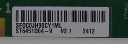 MAIN ORIGINAL PARA TV ONN 4K UHD HDR ROKU TV / NUMERO DE PARTE 515CT9640M05 / AMT9640-ZC01-01 / M05/4841-03944 / 20240323 / 2010132888 / M24003-MT / DISPLAY ST6451D04-9 V2.1 / MODELO 100012587 65" - Imagen 3