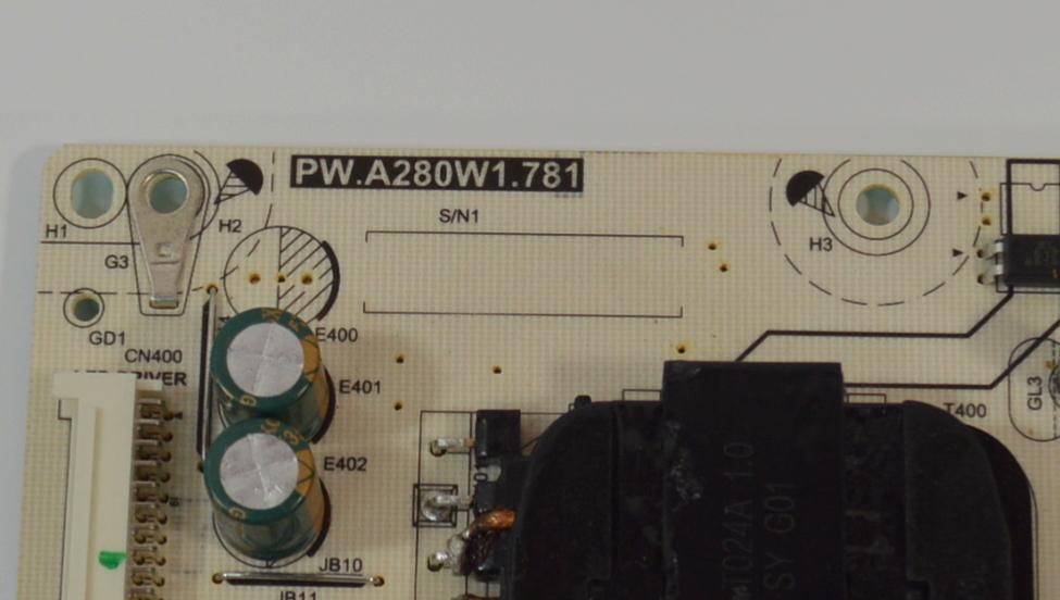 FUENTE DE PODER ORIGINAL NUEVA PARA TV PANASONIC / NUMERO DE PARTE 81-PWE160-C280001 / PW.A280W1.781 / PW.A280W1.781-M-01 / PW.A280W1 781-M-01 / P24050171 / E173873 / MODELO TX-55MXX979 - Imagen 3