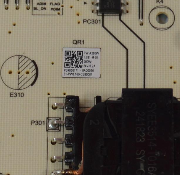 FUENTE DE PODER ORIGINAL NUEVA PARA TV PANASONIC / NUMERO DE PARTE 81-PWE160-C280001 / PW.A280W1.781 / PW.A280W1.781-M-01 / PW.A280W1 781-M-01 / P24050171 / E173873 / MODELO TX-55MXX979 - Imagen 2