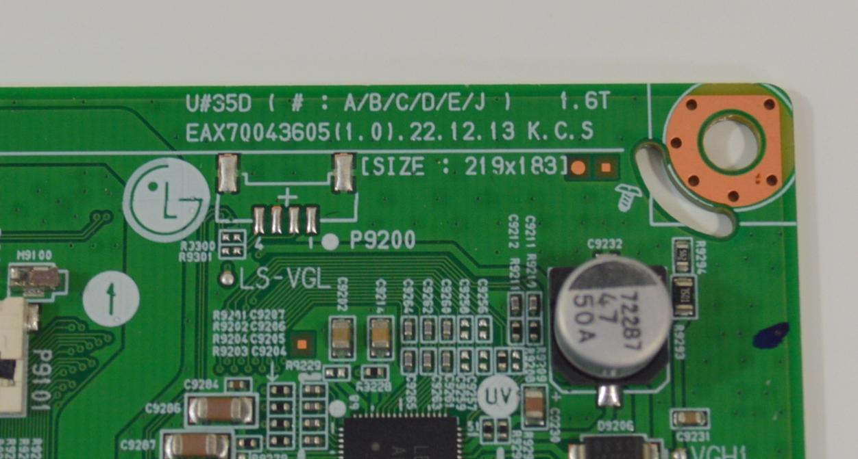 MAIN ORIGINAL NUEVA PARA TV LG / NUMERO DE PARTE EBR40703220 / EAX70043605 / 40703220 / EAX70043605(1.0) / 3MPXXL03-0001L - Imagen 3