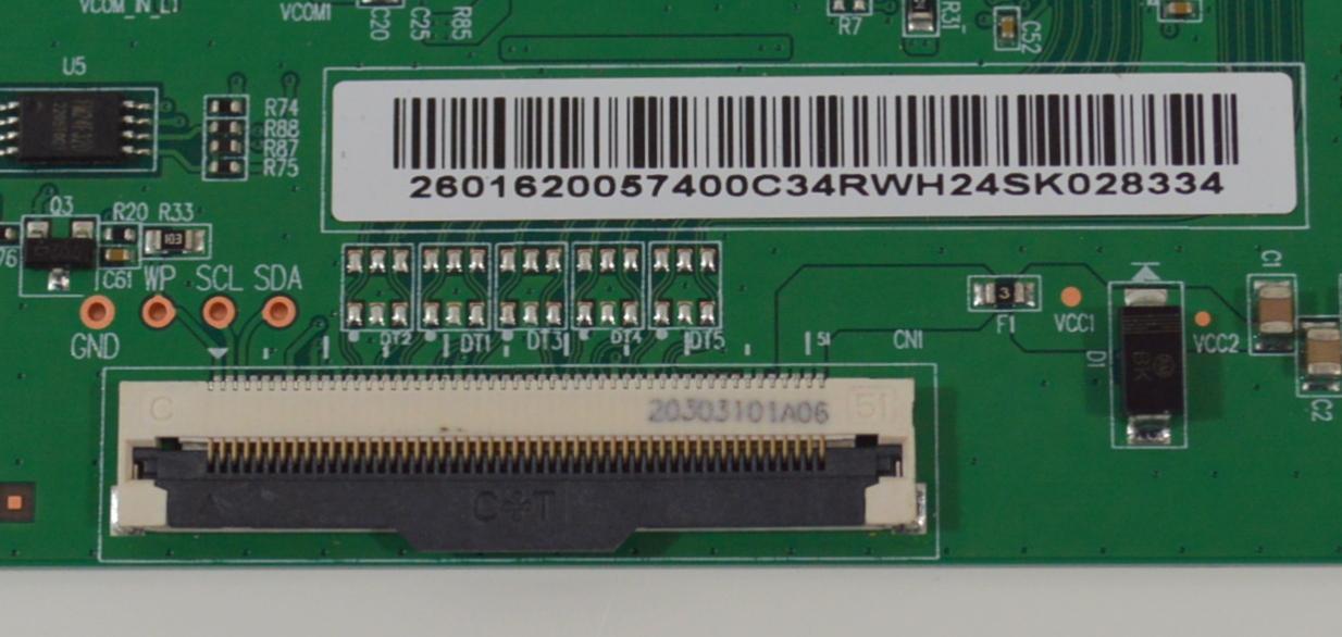 T-CON ORIGINAL NUEVA PARA TV PHILIPS / NUMERO DE PARTE 2601620057400 / PT430CT03-14-C-4 / MYHKC / 2601620057400C / E188441 / PANEL LVF430HKDX E0065 / DISPLAY PT430CT03-14 / MODELOS HKP43R01 / HKP43R02 / WR43EX2300 / 43PFL4775 / 43PFL4775/F7 A CC2 - Imagen 2