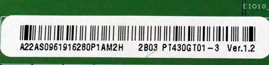 MAIN ORIGINAL PARA TV VIZIO 4K UHD HDR SMARTCAST/ NUMERO DE PARTE XKCB02K071 / 715GB692-M0E-B00-004D / (G)XKCB02K071070X / KQJKXBC / PANEL TPT430B5-GT013.H / DISPLAY PT430GT01-3 VER.1.2 / MODELO V435-J01 / V435-J01 LTC5E6VY - Imagen 4