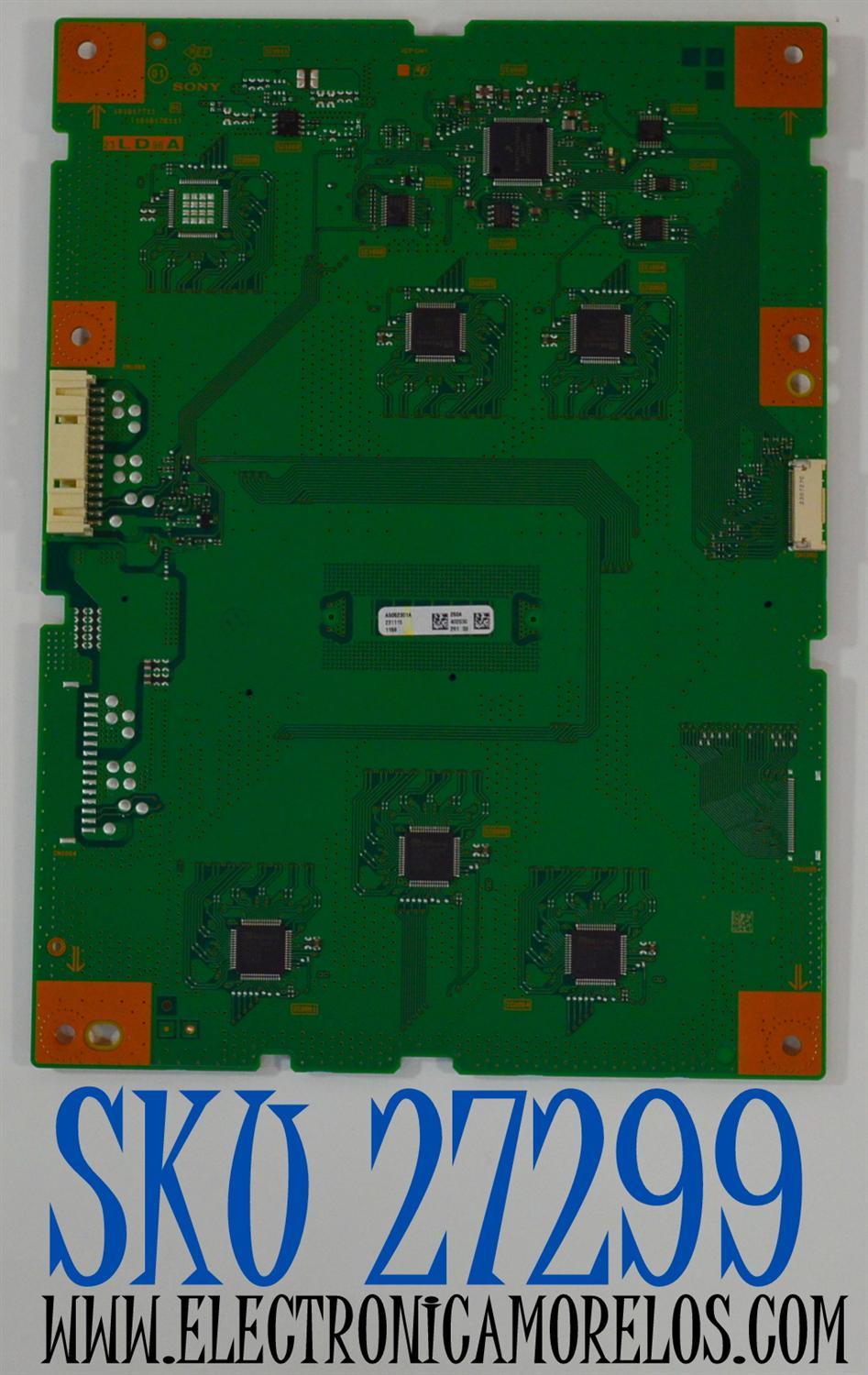 LED DRIVER ORIGINAL PARA TV SONY BRAVIA / NUMERO DE PARTE A5052301A 250 / 101617711 / 101617611 / A-5052-301-A 250 / PANEL YDDM075DGS11 / DISPLAY ST7461D04-6 V2.1 / MODELO XR-75X90CL / XR75X90CL