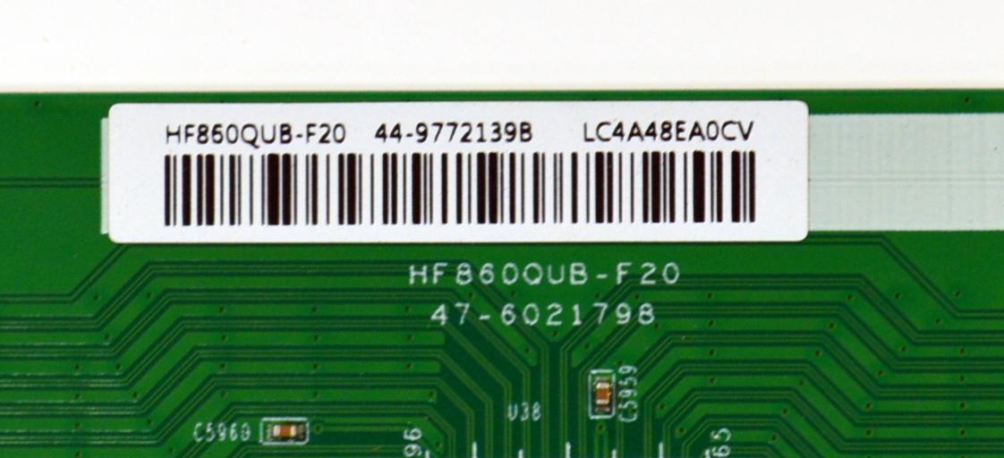 T-CON ORIGINAL PARA TV VIZIO / NUMERO DE PARTE 44-9772139B / HF860QUB-F20 / 47-6021798 / 7S001029 / 100393499E0499D / LC4A48A0CV / PANEL BOEI860WQ1 / DISPLAY HF860QUB-F20 / MODELO V4K86C-0804 / V4K86C-0804 LBV1U3HA - Imagen 3