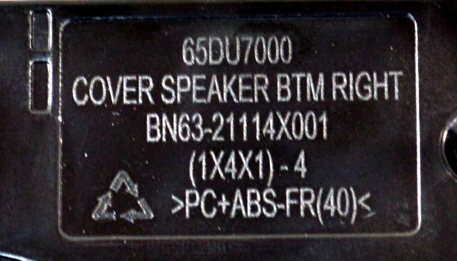 KIT DE BOCINAS ORIGINAL PARA TV SAMSUNG 2 PIEZAS / NUMERO DE PARTE BN96-58392D / BN63-21116X001 / BN63-21115X001 / BN63-21114X001 / BN63-21113X001 / 65DU7000 / 6Ω / 10W / C14H17SV31 / MODELO UN85DU7200BXZA / UN85DU7200BXZA DB03 - Imagen 2