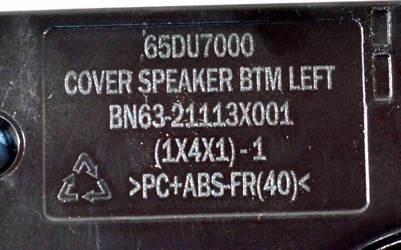 KIT DE BOCINAS ORIGINAL PARA TV SAMSUNG 2 PIEZAS / NUMERO DE PARTE BN96-58392A / BN63-21116X001 / BN63-21115X001 / BN63-21114X001 / BN63-21113X001 / 65DU7000 / 6Ω / 10W / C14G04SV31 / MODELO UN65DU7200BXZA / UN65DU7200BXZA UG06 - Imagen 4