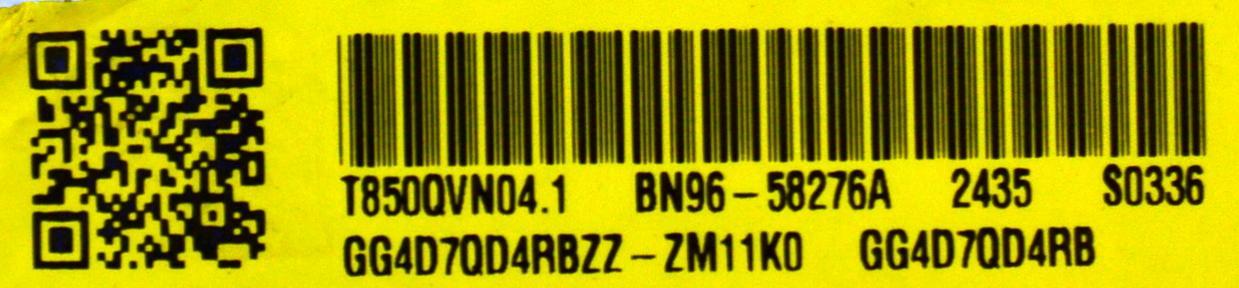 MAIN ORIGINAL PARA TV SAMSUNG 4K UHD HDR / NUMERO DE PARTE BN96-58680X / BN41-03231A / BN9658680X / BN96-58587A / BN96-58297A / PANEL CY-BD085HGAV2H / DISPLAY T850QVN04.1 / BOARD 85S14-S19-XL / 85S14-S0P-XC / 85S14-S18-XR / MODELO UN85DU7200DXZA AB01 - Imagen 5