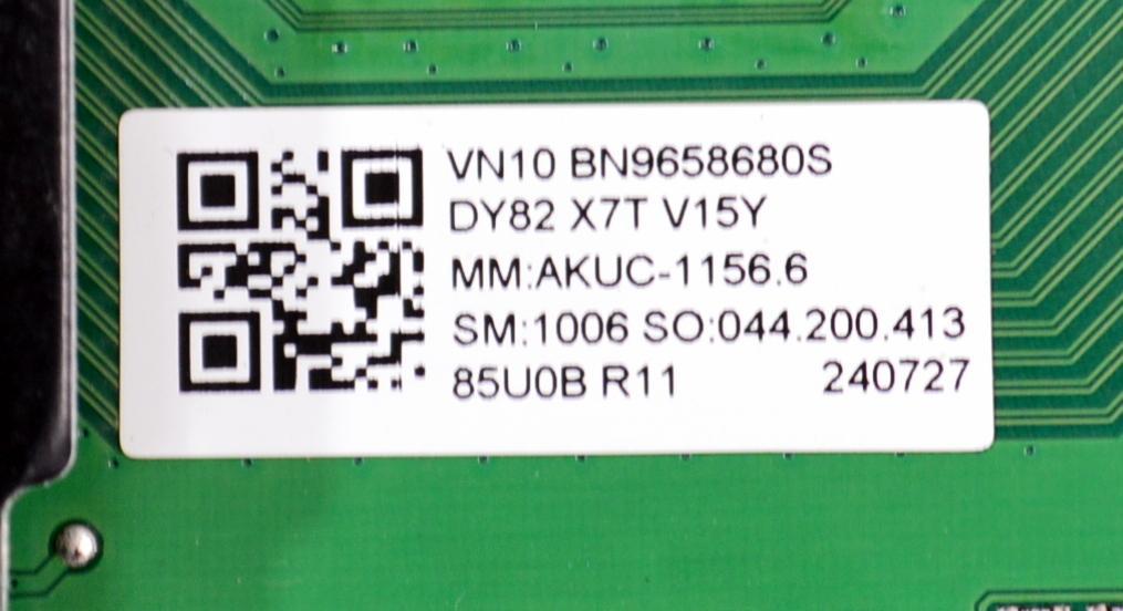 MAIN ORIGINAL PARA TV SAMSUNG 4K UHD HDR / NUMERO DE PARTE BN96-58680S / BN41-03231A / BN9658680S / BN96-58587A / BN96-58297A / PANEL CY-BD085HGAV2H / DISPLAY T850QVN04.1 / BOARD 85T14-S19-XL / 85T14-S0P-XC / 85T14-S18-XR / MODELO LH85BEDHVGFXZX AA01 - Imagen 2