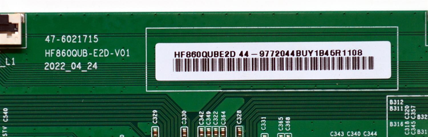 T-CON ORIGINAL PARA TV LG / NUMERO DE PARTE 44-9772044B / 47-6021715 / HF860QUB-E2D-V01 / 44-9772044BUY1B45R / HF860QUBE2D / DISPLAY HF860QUB-E2D / PANEL NC860QQD / BORAD HF860QUB-E2D_R1_V01 / HF860QUB-E2D_L1_V01 / MODELO 86QNED90TAA.BUSFLJR - Imagen 2