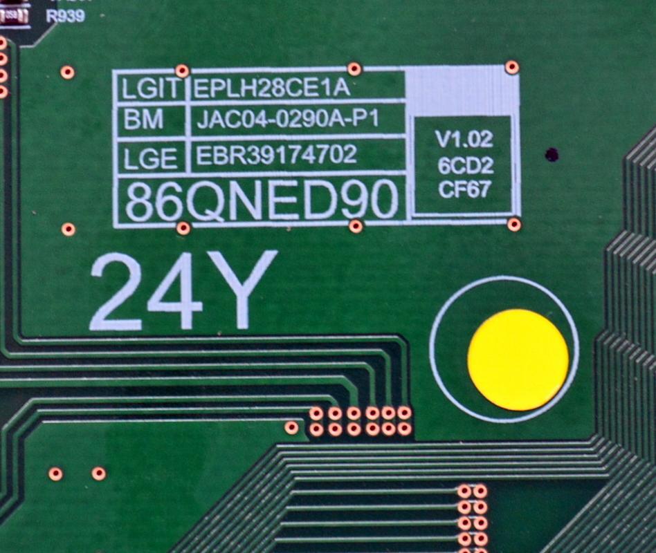 LED DRIVER ORIGINAL PARA TV LG / NUMERO DE PARTE EBR39174702 / 3PCR03189B / EPLH28CE1A / JAC04-0290A-P1 / 86QNED90 / PANEL NC860QQD-VBMH5 / DISPLAY HF860QUB-E2D / MODELO 86QNED90TAA / 86QNED90TAA.BUSFLJR - Imagen 2