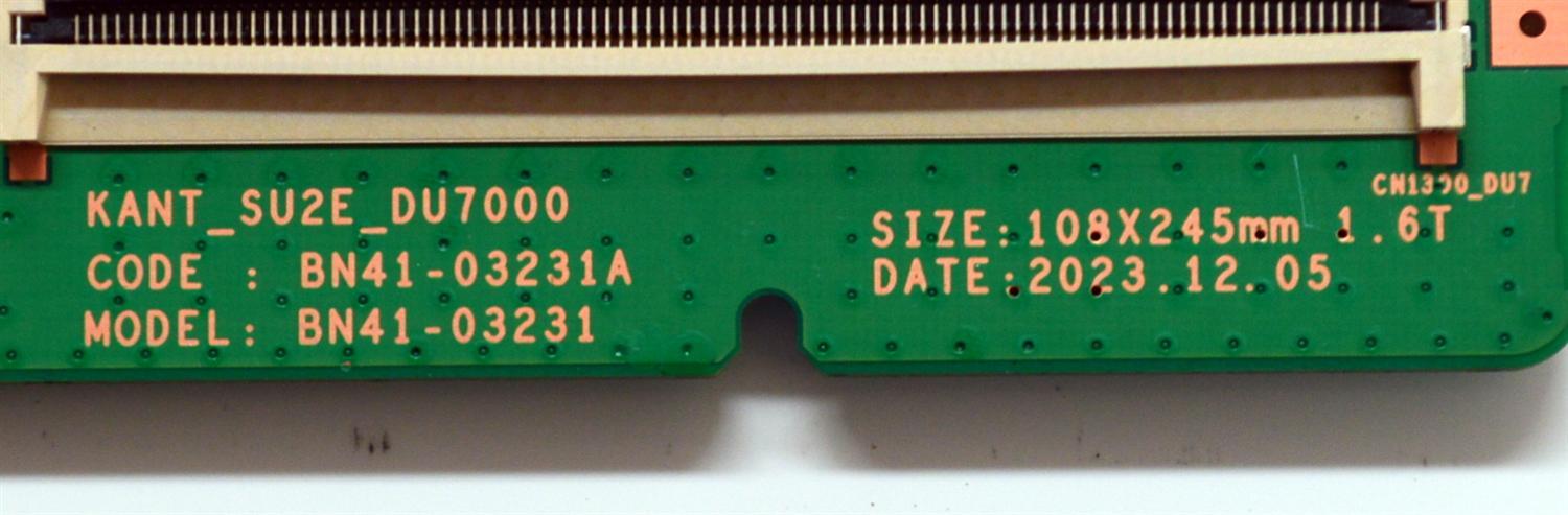 MAIN ORIGINAL PARA TV SAMSUNG / NUMERO DE PARTE BN96-59954C / BN41-03231A / BN41-03231 / KANT_SU2E_DU7000 / BN9659954C / BN96-58578A / BN96-58289A / PANEL CY-BD065HGHV1H / DISPLAY ST6451D06-1 V2.1 / BOARD CSUI6-XR-1 CSUI6-XL-1 / MODELO UN65DU6900FXZA CA03 - Imagen 3