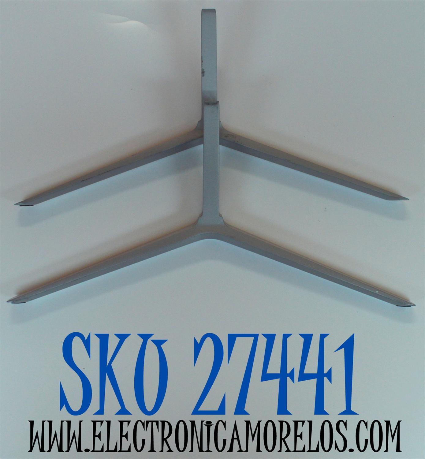 KIT DE BASES ORIGINAL PARA TV VIZIO 2 PIEZAS / NUMERO DE PARTE P75-C1 / MODELO P75-C1