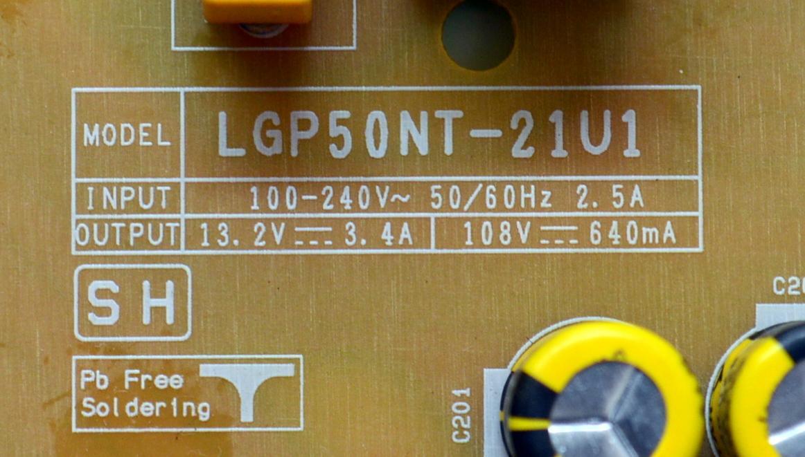 FUENTE DE PODER ORIGINAL PARA TV LG / NUMERO DE PARTE EAY65895564 / EAX69502004 / EAX69502004(1.0) / LGP50NT-21U1 / 65895564 / PANEL NC500TQG-VHKH1/ NC500TQG-VXKP3/ DISPLAY PT500GT02-5 VER.1.0 / BOARD PT500GT02-5-XR-3 / PT500GT02-5-XL-3 / MODELO 50UN343H0UA.BUSULJM/50NANO80TSA / 50NANO80TSA.BWMJLJM - Imagen 4