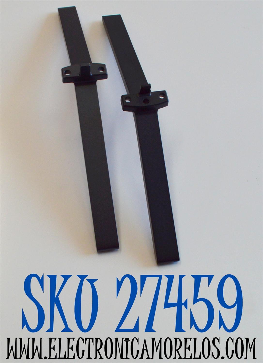 KIT DE BASES ORIGINAL PARA TV LG 2 PIEZAS / NUMERO DE PARTE MEZ69071701 / MEZ69071701(REV01) / MAM657459 / MODELO 75NANO90 / 70" / 75" / 82" / 86"