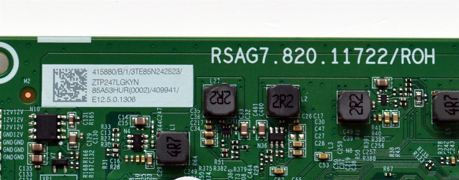 MAIN ORIGINAL PARA TV HISENSE / NUMERO DE PARTE 415880 / RSAG7.820.11722/ROH / 85A53HUR(0002) / 409941 / PANEL HD850H1U51-TAL6B1\ROH / DISPLAY T850QVN03.4 / MODELO 85" - Imagen 3
