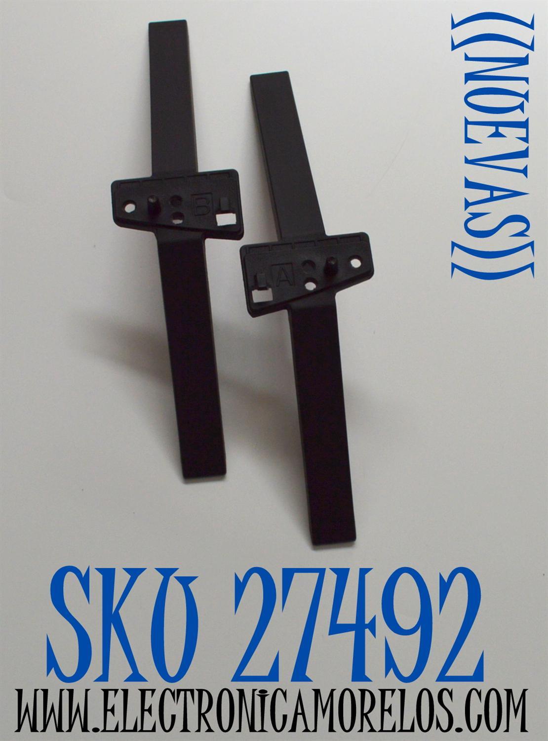 KIT DE BASES ORIGINAL NUEVAS PARA TV LG 2 PIEZAS / NUMERO DE PARTE MEZ69071719 / MEZ69071719(REV00) / MAM660093 / MEZ64114729(REV01) / MEZ64114730(REV01) / AAN30078473MST / AAN30078474MST / MODELO 65UT7000PUA / 65UT7000PUA.BUSFLKR / 65UQ80