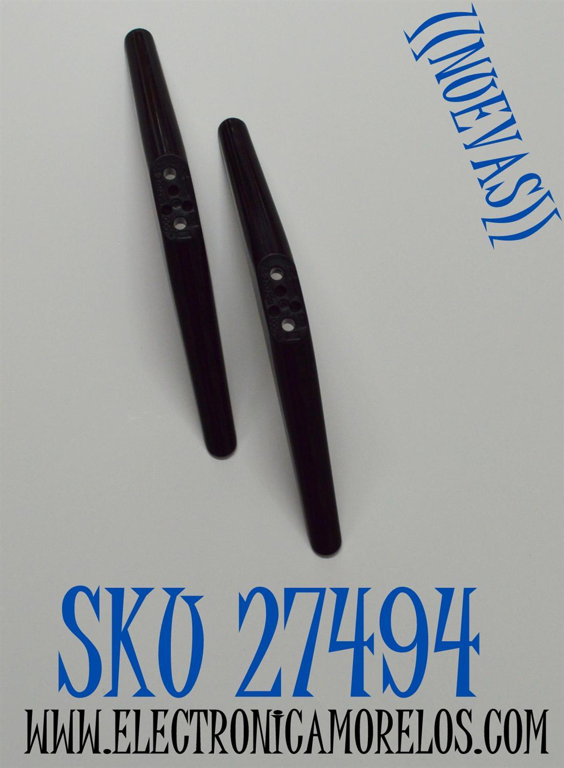 KIT DE BASES ORIGINAL NUEVAS PARA TV TCL 2 PIEZAS / NUMERO DE PARTE 68-32D29B / 68-32D29B-000 / MODELO 32S331 / 32S353 / 32S355 / 32S35 / 32S210R-MX