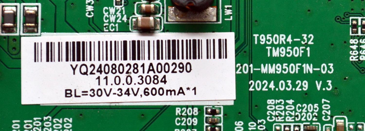 MAIN FUENTE COMBO ORIGINAL PARA TV PHILIPS / NUMERO DE PARTE 02-6AM95RA32-T02T / T950R4-32 / TM950F1 / 201-MM950F1N-03 / 6AM95RA4ATAT / PANEL LVF320CSDX E1396 / DISPLAY ST3151B07-1 VER.2.1 / MODELO 32PFL6573/F7 - Imagen 4