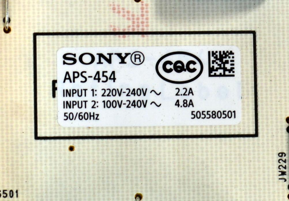 FUENTE DE PODER ORIGINAL PARA TV SONY / NUMERO DE PARTE 101917811 / 101931411 / 101917811-24062004751-A / APS-454 / APS-454 (CH) / PANEL YDEO065MNS11 / DISPLAY ST6451D07-F V2.1 / MODELO K-65XR70C / K65XR70C - Imagen 2