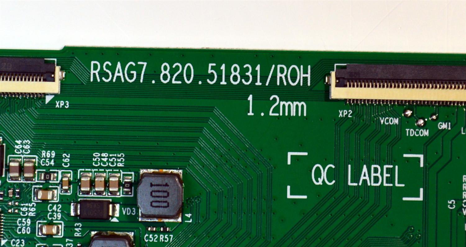 T-CON ORIGINAL PARA TV HISENSE / NUMERO DE PARTE 430553 / RSAG7.820.51831/ROH / H41802PNX39A1 / PANEL PANEL HD425Y1U53-T0LHK\ROH / DISPLAY T430QVN04.1 / MODELO 43QD65QFC - Imagen 4