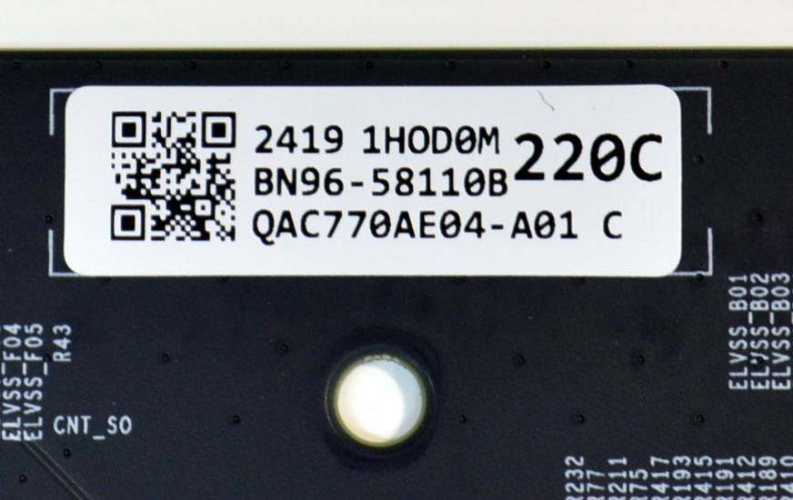 T-CON ORIGINAL PARA TV SAMSUNG / NUMERO DE PARTE BN96-58110B / 24_VUTBP0R7X_TV0.2 / LJ9452450F / BS770N043 / 4000150009 / PANEL CY-AD077FLLV2H / MODELO QN77S95DDFXZA FD01 / QN77S95DAFXZA - Imagen 3