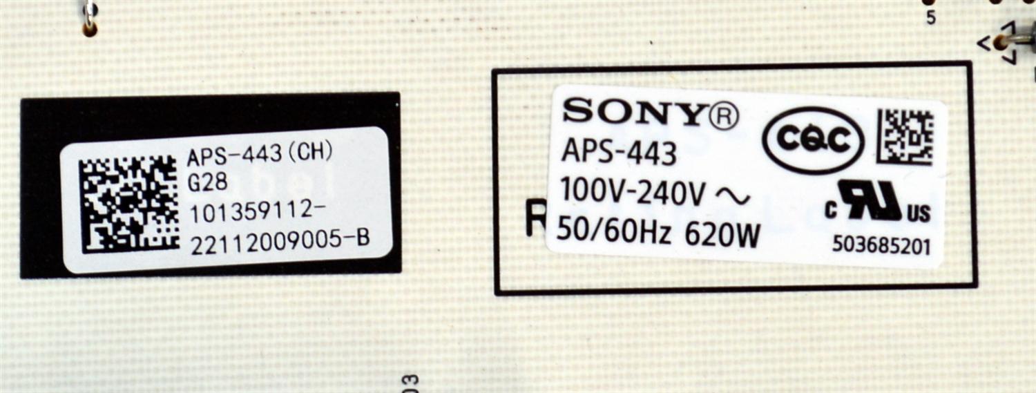 FUENTE DE PODER ORIGINAL PARA TV SONY / NUMERO DE PARTE 101359112 / 101397121 / APS-443(CH) / APS-443 / 101359112-22112009005-B / PANEL YDCS075MES02 / DISPLAY ST7461D02-K VER.2.1 / MODELO XR-75X93L / XR75X93L - Imagen 2