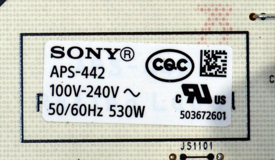 FUENTE DE PODER ORIGINAL PARA TV SONY / NUMERO DE PARTE 101359012 / 101397221 / APS-442(CH) / APS-442 / 101359012-22102003262-B  / PANEL YDCS065MES02 / DISPLAY ST6451D03-B / MODELO XR-65X93CL / XR65X93CL - Imagen 3