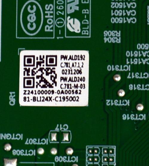 LED DRIVER ORIGINAL PARA TV PANASONIC / NUMERO DE PARTE 81-BLI24X-C195002 / PW.ALD240C.781 / Z24100009-0A00562 / PW.ALD240C.781.A7.1.2 / PW.ALD240C.781-M-03 / PANEL LVU650CSDX E1016 / DISPLAY ST6451D08-5 VER.2.2  / MODELO TV-65W95APK - Imagen 3